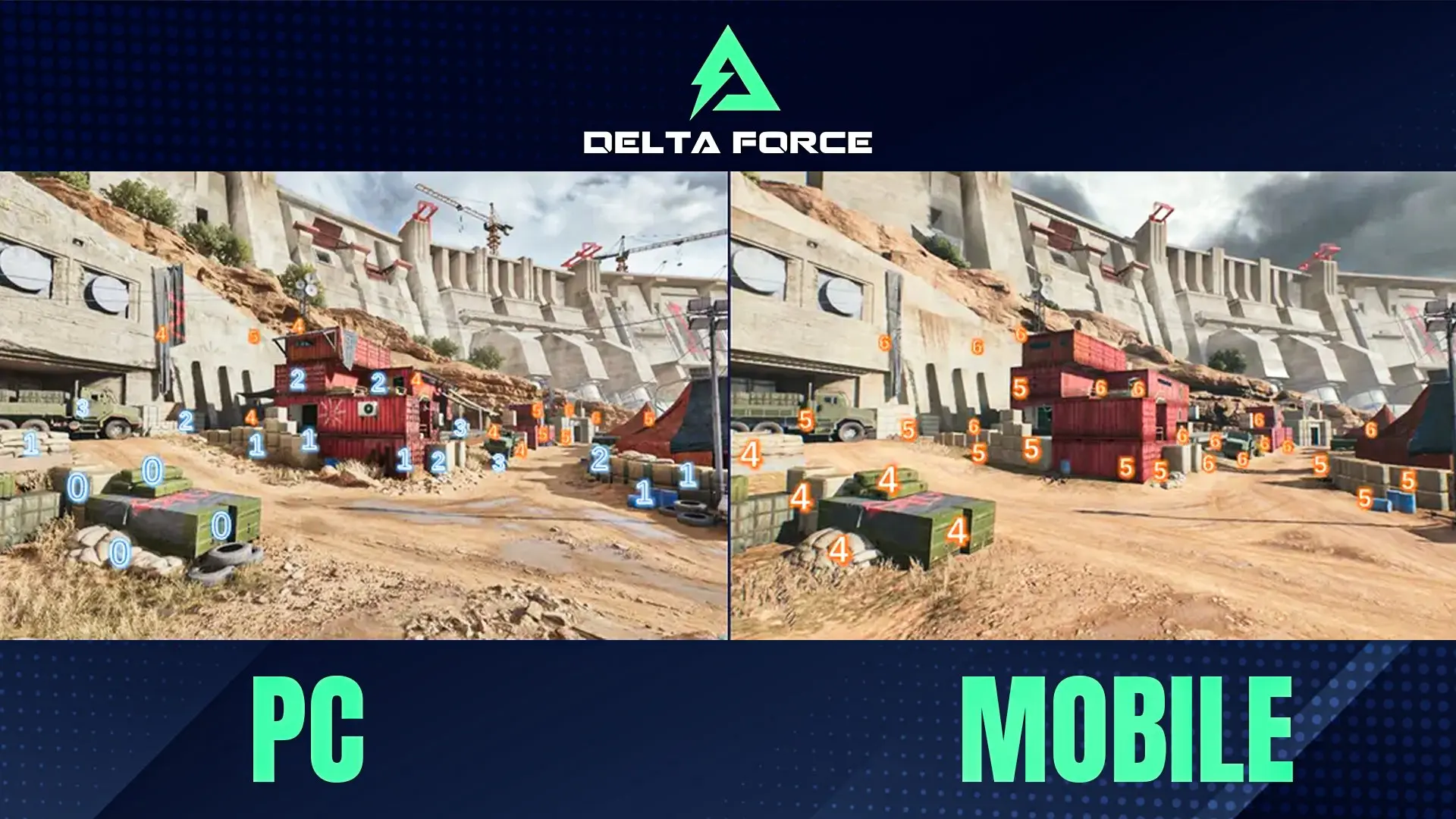 delta force on pc and mobile